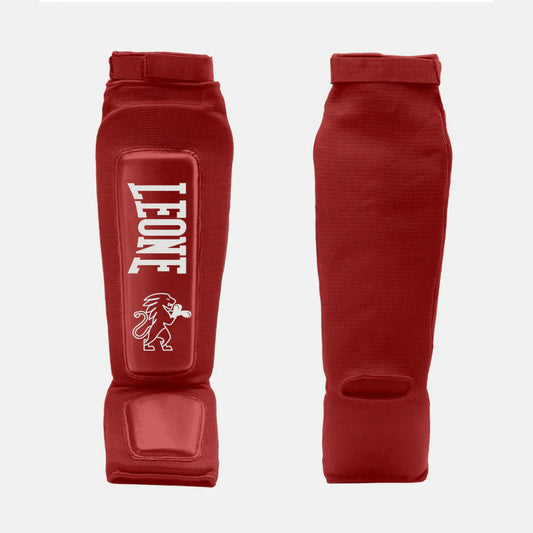 Leone Defender Shinguards for ultimate protection. Front and Back View