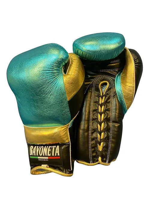 Bayoneta Premium Multilayer + HH Gloves - Metallic Teal/Black/Metallic Gold