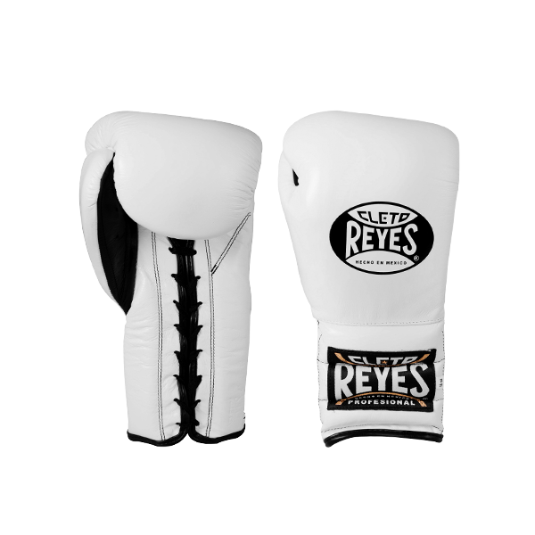 Cleto Reyes E412 Laced Gloves - Boxing equipment White