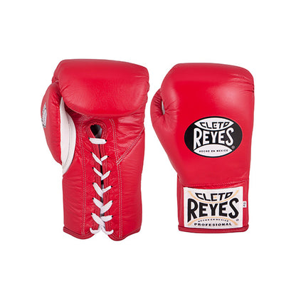 Cleto Reyes Safetec Boxing Gloves - Professional, Mexican Design, Water-Repellent Red