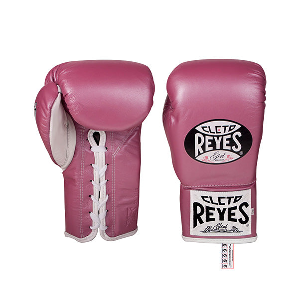 Cleto Reyes Safetec Boxing Gloves - Professional, Mexican Design, Water-Repellent Pink
