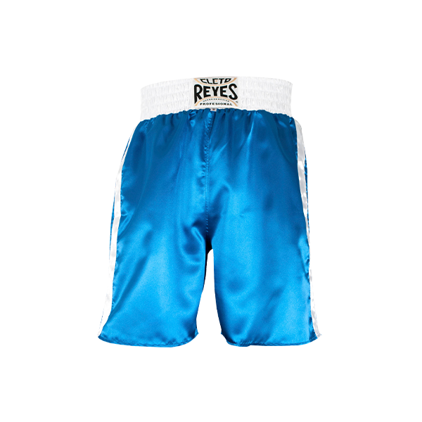 Cleto Reyes Boxing Trunks, Performance, Satin Fabric Blue