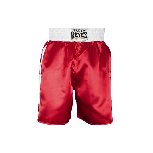 Cleto Reyes Boxing Trunks, Performance, Satin Fabric Red