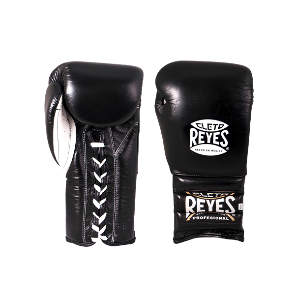 Cleto Reyes E412 Laced Gloves - Boxing equipment Black