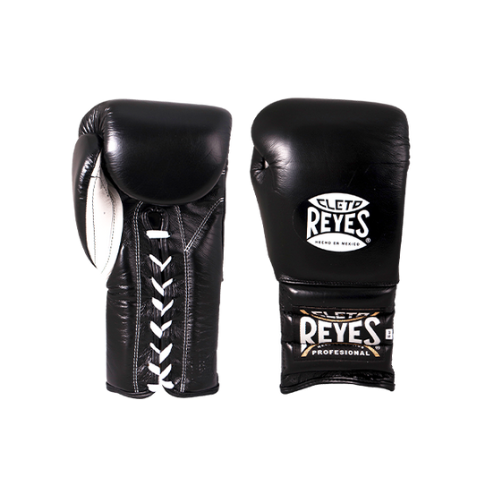 Cleto Reyes E412 Laced Gloves - Boxing equipment Black