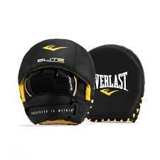 Everlast Pro Elite Mantis Mitts - Training and Sparring Gloves. Front and Back