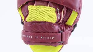 Everlast Pro Elite Mantis Mitts - Training and Sparring Gloves. Burgundy Velcro