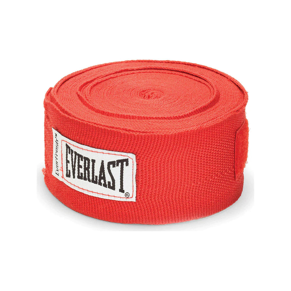 Everlast Handwraps 180'' - Boxing Protection, Polyester, Everlast Red