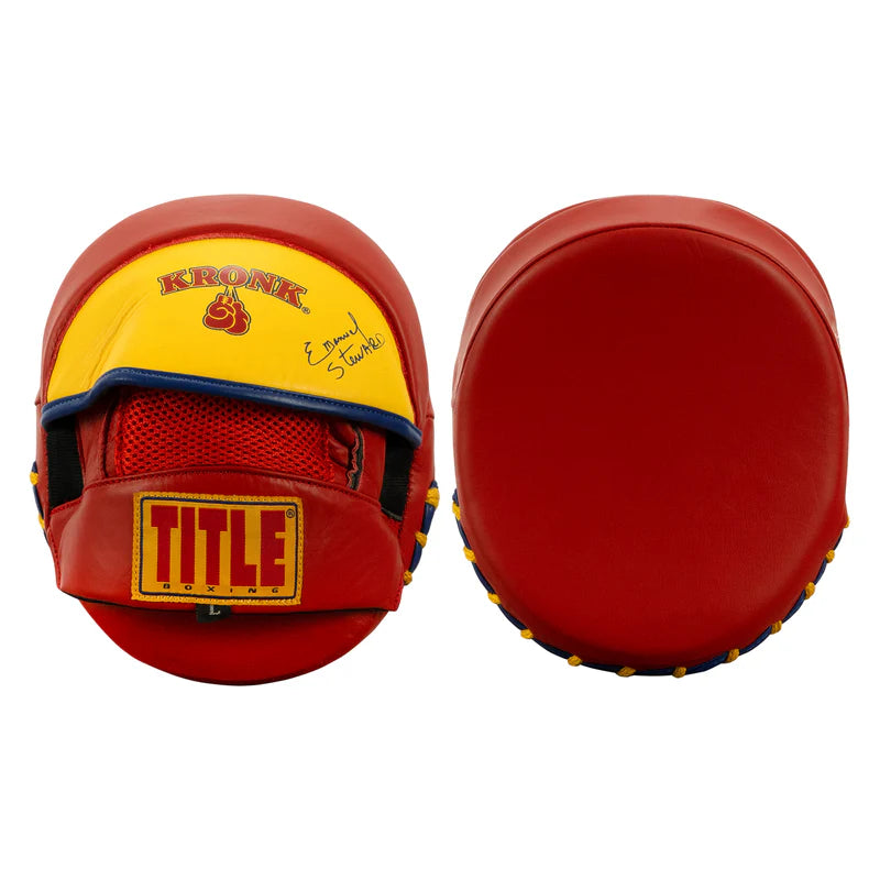 Emanuel Steward’s KRONK Boxing Gym Leather Punch Mitts