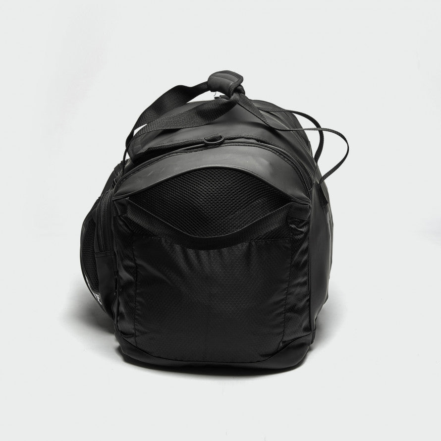 Leone AC941 Black Edition Backpack Bag: Professional Fighter Gear with 70L Capacity Side View