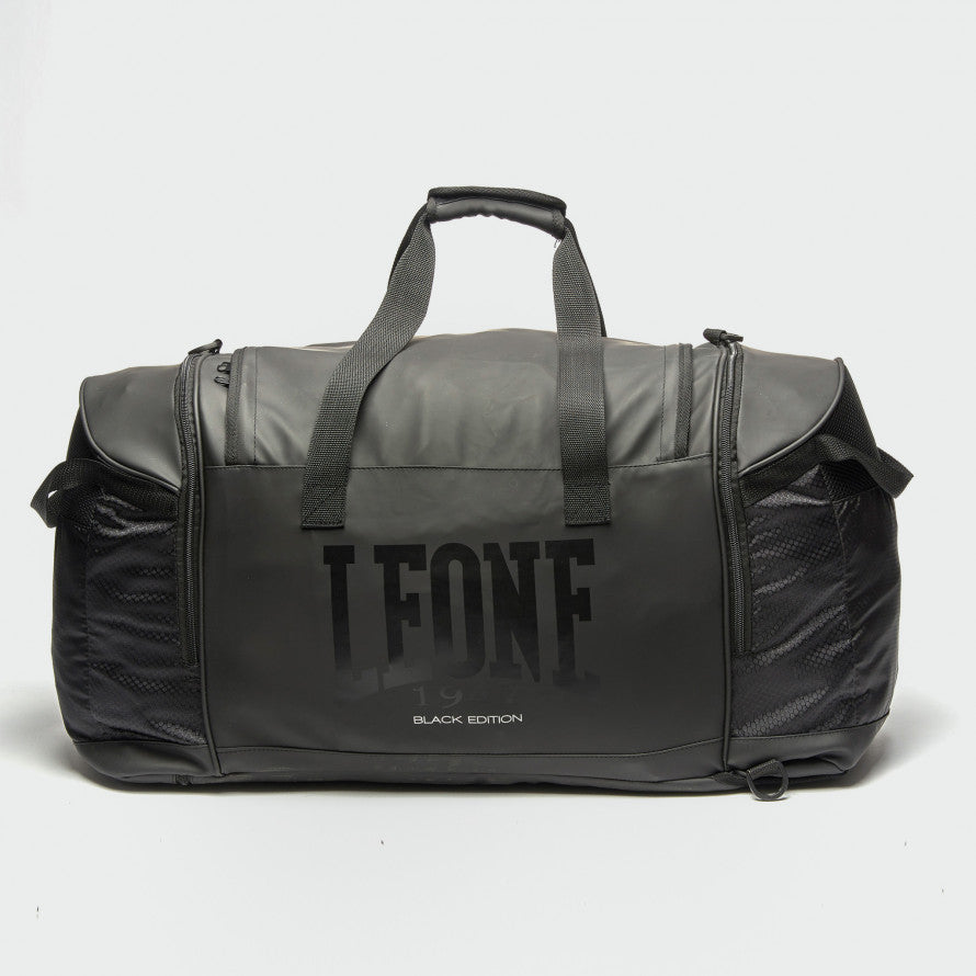 Leone AC941 Black Edition Backpack Bag: Professional Fighter Gear with 70L Capacity Black View