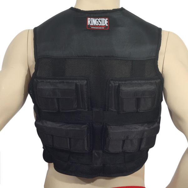 Ringside Weighted Vest - Fitness Gear Essentials Back View