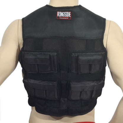 Ringside Weighted Vest - Fitness Gear Essentials Back View