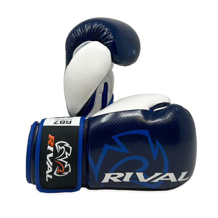 Rival RB7 Fitness Plus Bag Gloves - Boxing, Sparring, Fitness Equipment Blue