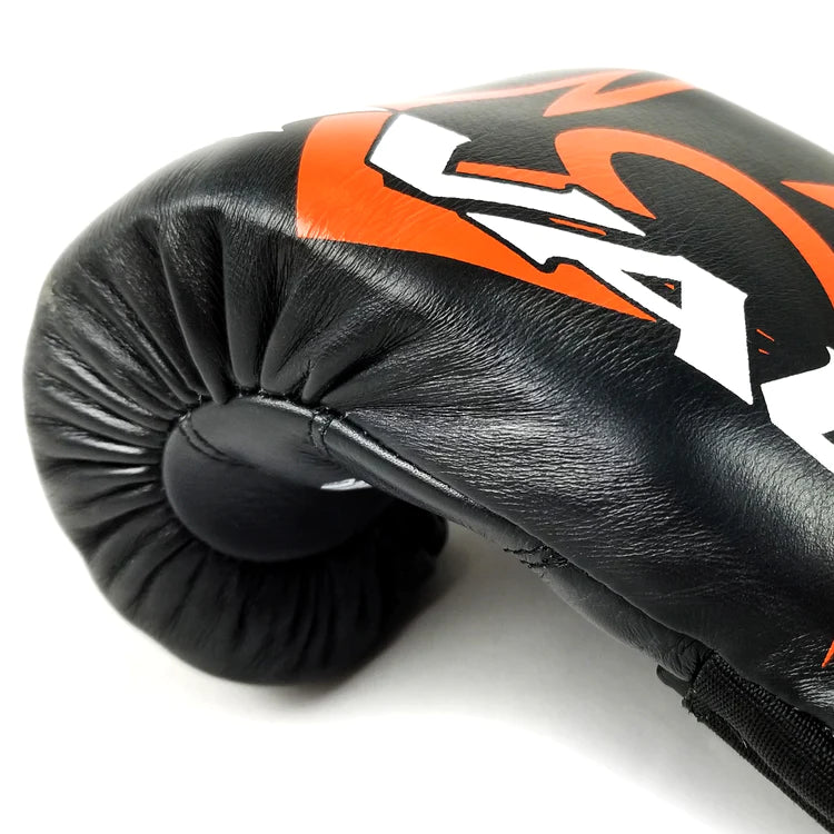RFX Guerrero V Bag Gloves - Premium boxing gloves with secure V-Strap. Close Up Side View