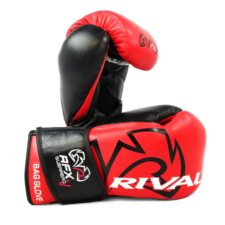 RFX Guerrero V Bag Gloves - Premium boxing gloves with secure V-Strap. Red