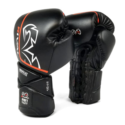 RS1 Ultra Sparring Gloves 2.0 - Rival Boxing Gloves Black