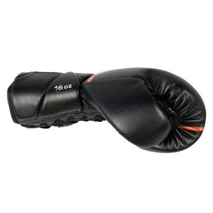 RS1 Ultra Sparring Gloves 2.0 - Rival Boxing Gloves Black Side View