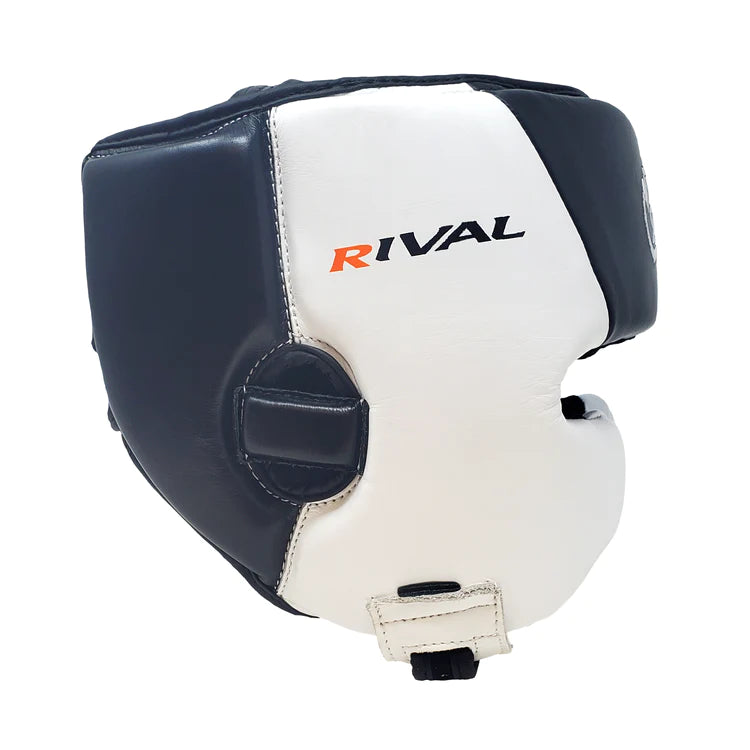 RHG20 Traditional Headgear. Premium quality, durable, protective. White Side View