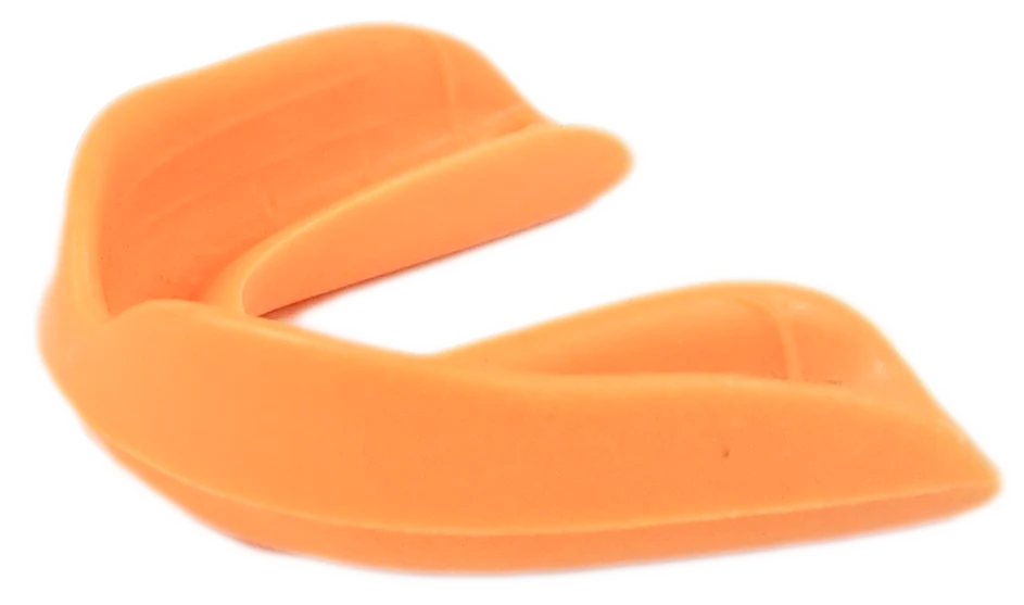Form-Fit Mouthguard for teen/adult athletes, USA-made. Orange