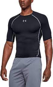 Under Armour boxing rashguard with compression fabric Black Front View