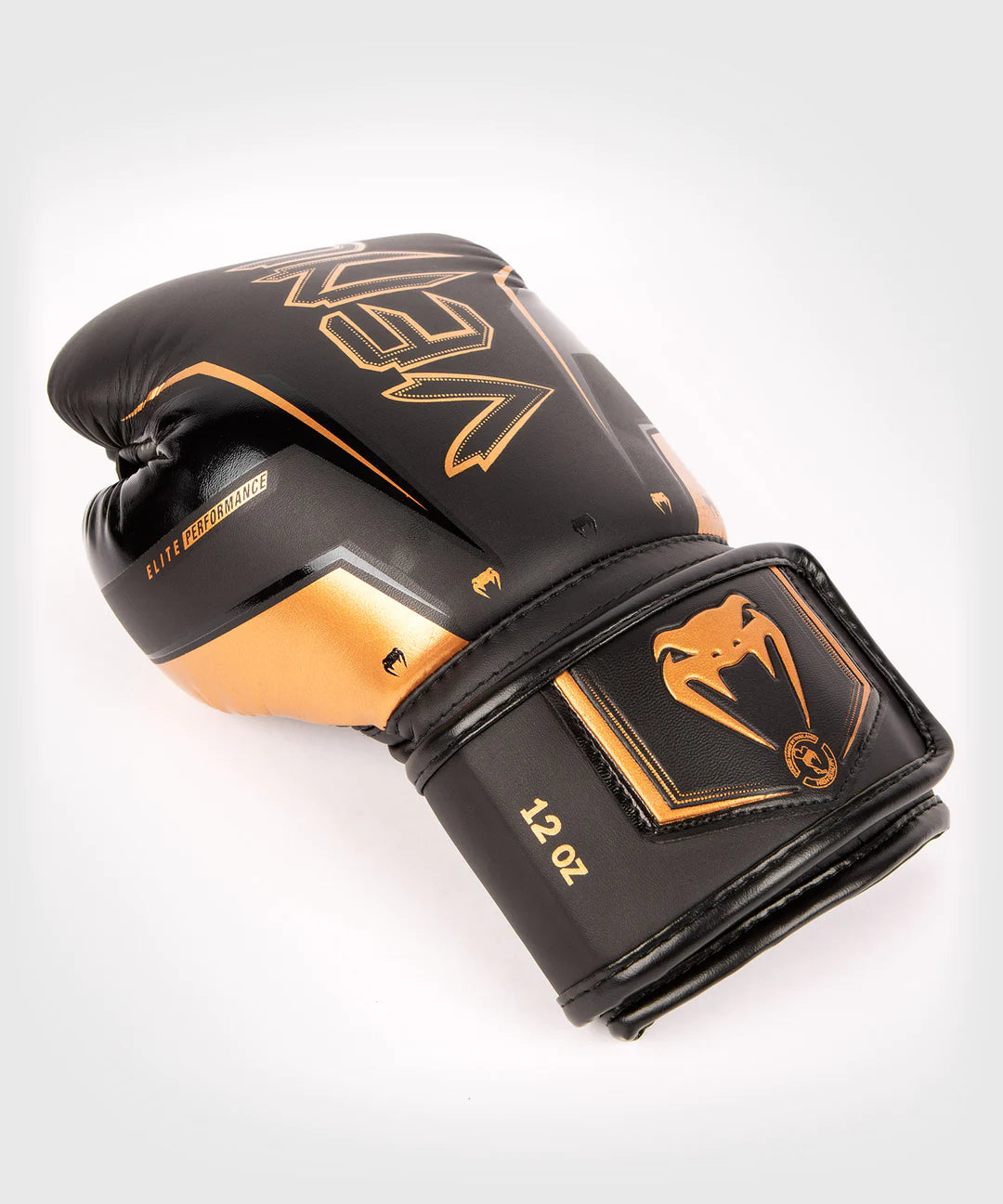 Elite Evo 2.0 Boxing Gloves for combat sports with synthetic leather and shock absorption. Top View