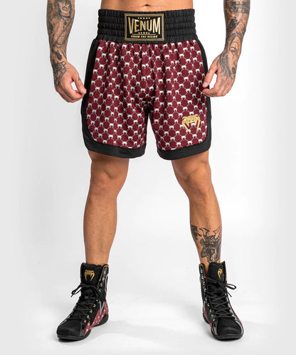 Monogram Boxing Shorts by Venum - Lightweight, Stylish. Front View