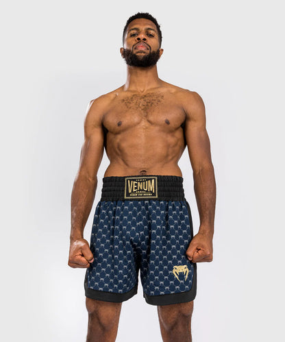 Monogram Boxing Shorts by Venum - Lightweight, Stylish. Front View