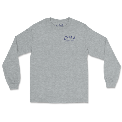 Earl's x Jappy Crewneck - Boxing Equipment Grey Front View