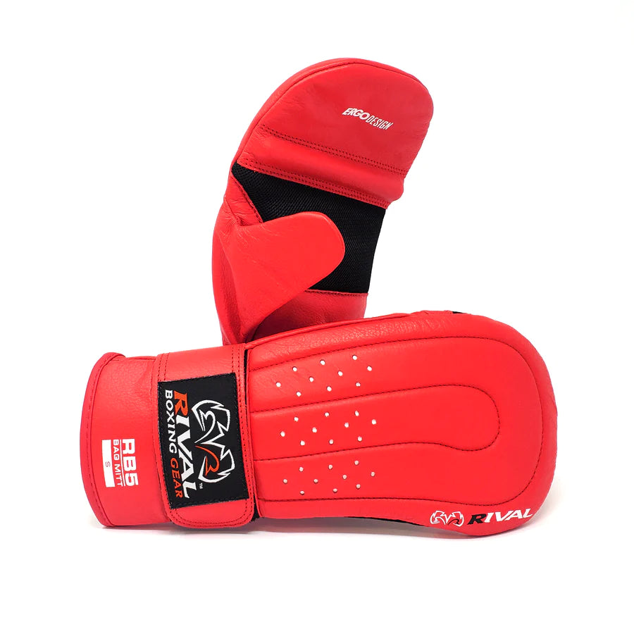RB5 Bag Mitts - Training Gear Essential Red View