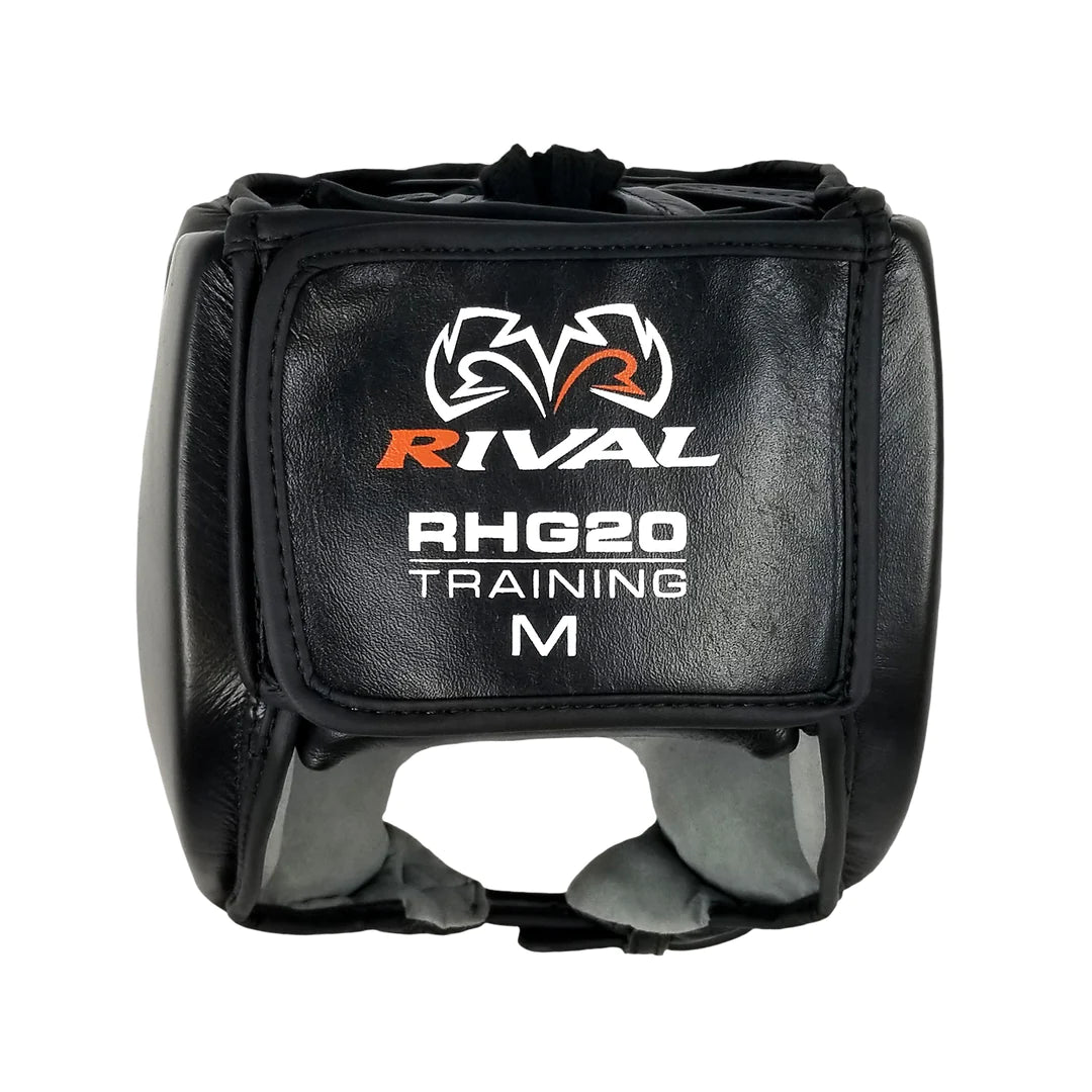 RHG20 Traditional Headgear. Premium quality, durable, protective. Black Back View