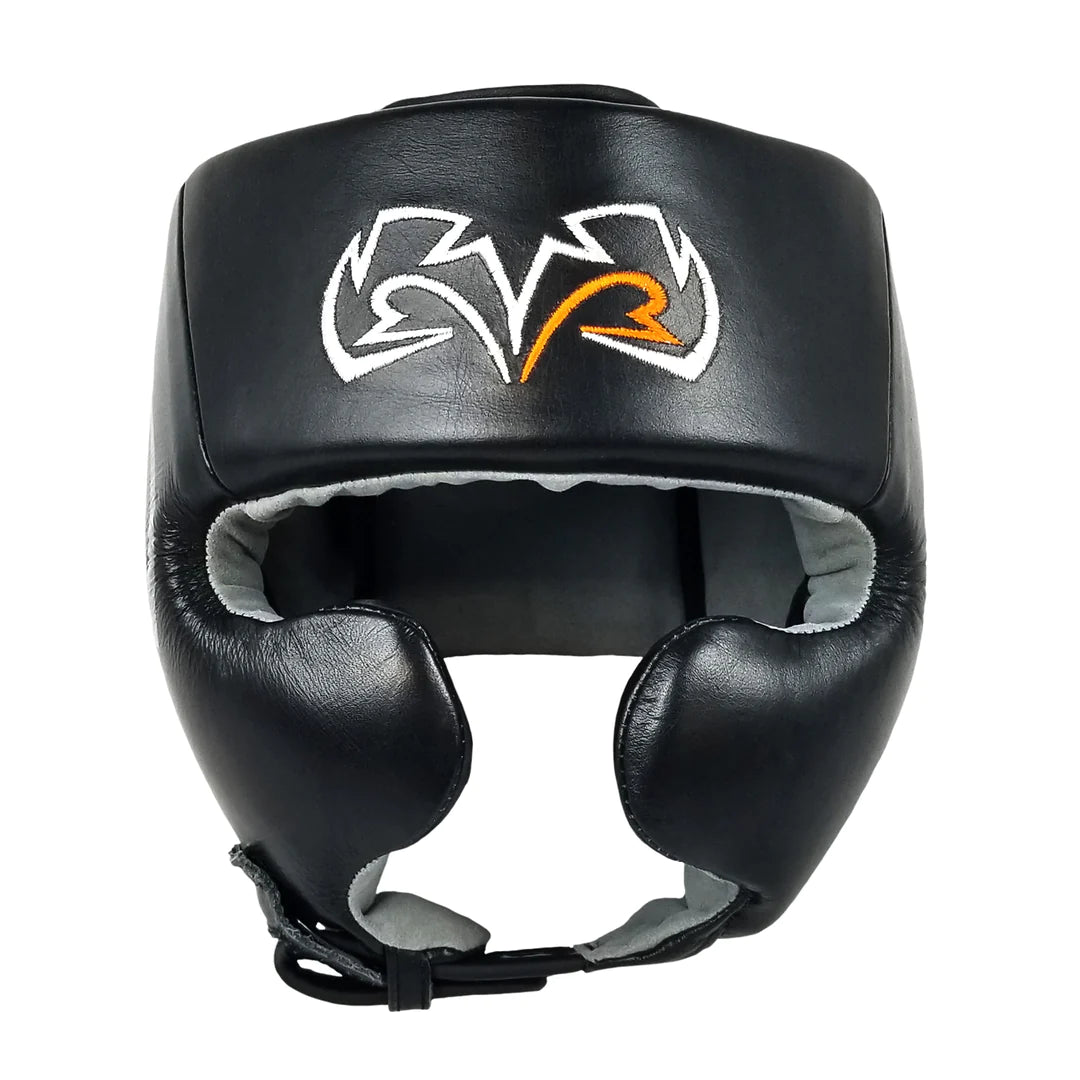 RHG20 Traditional Headgear. Premium quality, durable, protective. Black Front View