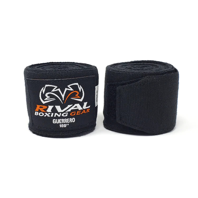 Rival Guerrero Handwraps with durable hook Black