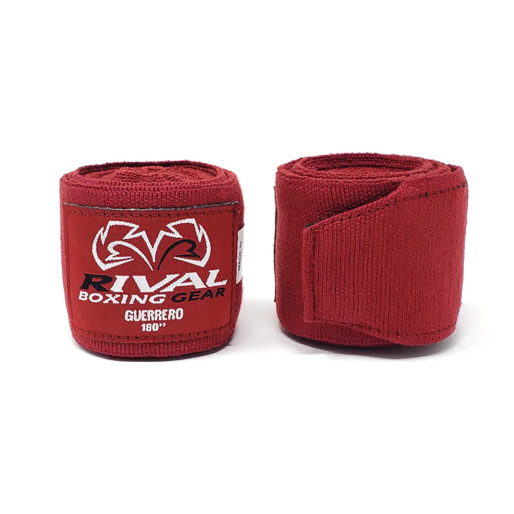 Rival Guerrero Handwraps with durable hook Burgundy 