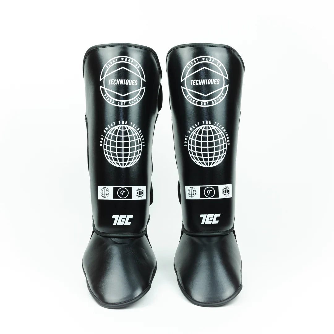Standout Supply Shin Guards - High-end boxing equipment Front View